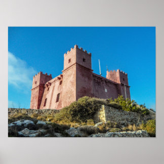 Malta Toren van St. Agatha, ook bekend als Rode To Poster