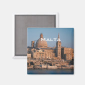 Malta Travel Souvenir Photo Fridge Magnet Magneet (Voorkant / Achterkant)
