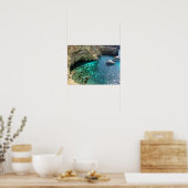 Malta Turkoois Water van de Blauwe Lagune Comino Poster (Keuken)