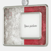 Malta Verzilverd Kader Ornament (Links)