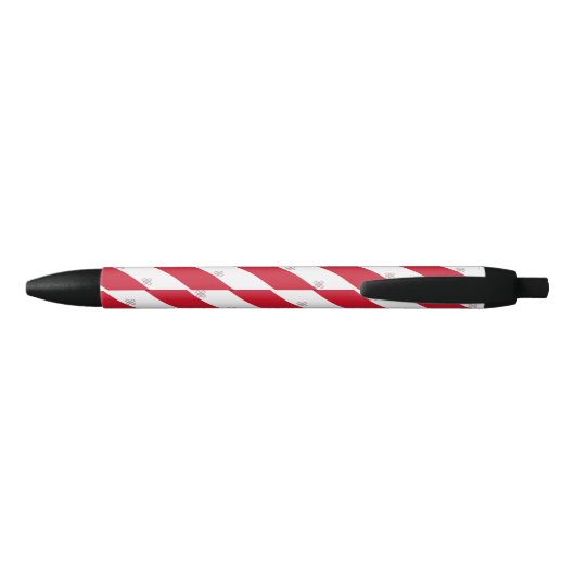 Malta Vlag Balpen Zwarte Inkt Pen (Achterkant)