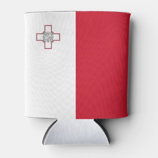 Malta-vlag Blikjeskoeler (Voorkant)