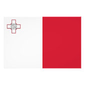 Malta-vlag Foto Afdruk (Voorkant)