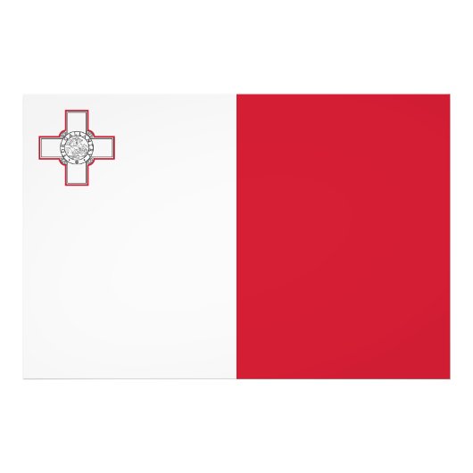 Malta-vlag Foto Afdruk (Voorkant)