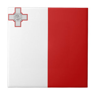 Malta Vlag Keramische Tegels Tegeltje