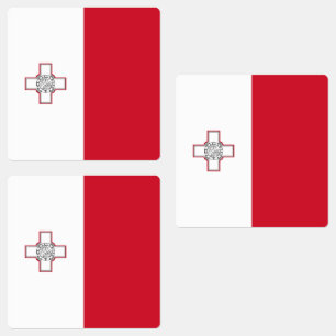 Malta Vlag Labels