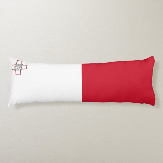 Malta-vlag Lichaamskussen (Voorkant)
