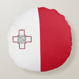 Malta-vlag Rond Kussen