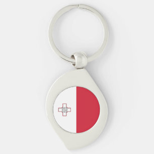 Malta Vlag Sleutelhanger