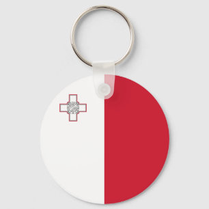 Malta Vlag Sleutelhanger