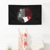 Malta vlag spandoek (Insitu)