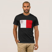 Malta Vlag T-shirt (Voorkant volledig)