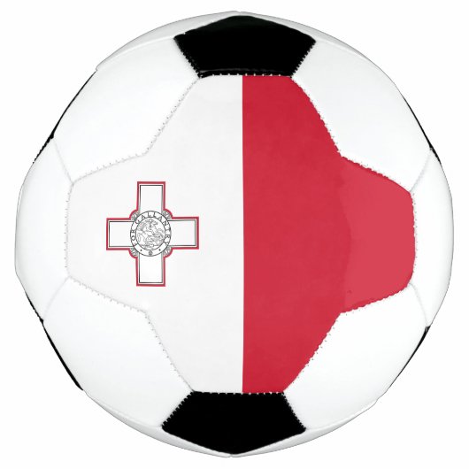 Malta-vlag Voetbal (Voorkant)