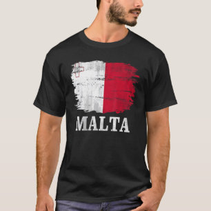 Malta - vlag voor Maltese cadeaus T-shirt