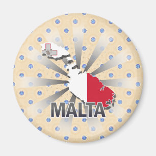 Malta Vlaggenkaart 2.0 Magneet