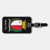 Malta* Wapenmunt Bagagelabel (Voorkant horizontaal)