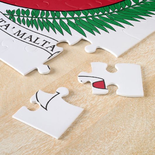 Malta - Wapenmunt Legpuzzel (Zijkant)