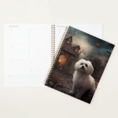 Maltais Halloween effrayant (Devant avec enveloppe)