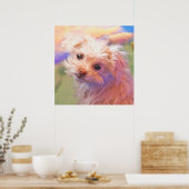 Maltais Secourt Chiot Jour 1 Poster "THE WEE ONE" (Cuisine)