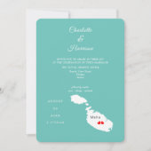 Malte Destination Mariage Invitation (Devant)