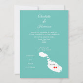 Malte Destination Mariage Invitation (Devant)