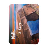 Malte et Gozo souvenir Flexible Photo Magnet (Vertical)