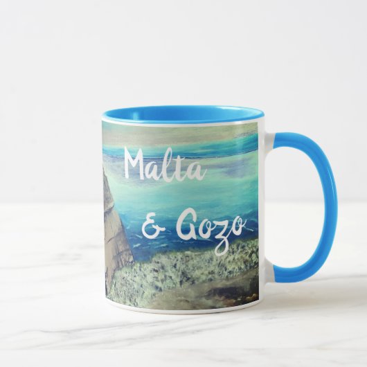 Malte et Gozo Souvenir Mug (Droite)