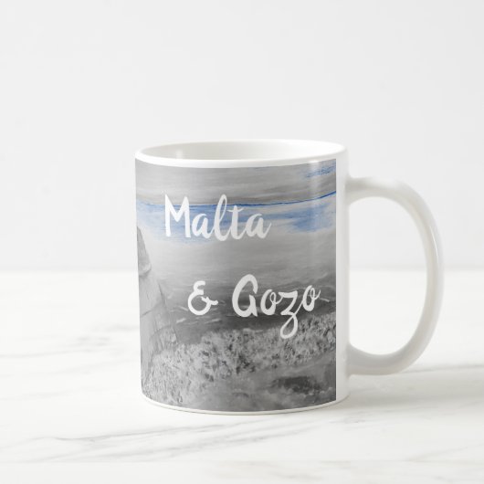 Malte et Gozo Souvenir Mug (Droite)