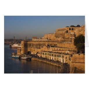 Malte, La Valette, vue du port depuis Lower Barrak