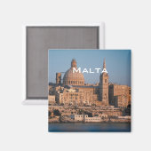 Malte Voyage Souvenir Photo Frigo Magnet (Recto/Verso)