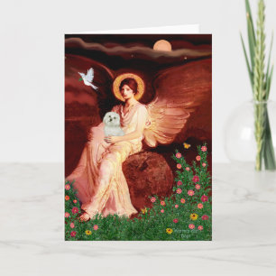 Maltees 11 - Seated Angel Kaart