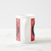 Maltees American Cross Ensign Porselein Kop (Achterkant)