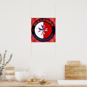 Maltees American Cross Ensign Print (Keuken)