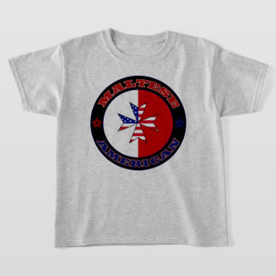 Maltees American Cross Ensign T-shirt