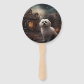 Maltees Halloween eng Handwaaier (Achterkant)