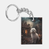 Maltees Halloween eng Sleutelhanger (Voorkant Links)