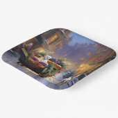 Maltees Kerstfeest Feestelijk Seizoen Papieren Bordje (Gebogen)