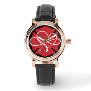 MALTEES KRUIS MET HART EN ONEINDIGHEID HORLOGE
