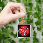 MALTEES KRUIS MET HART EN ONEINDIGHEID SLEUTELHANGER (Hand)