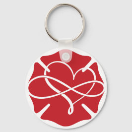 MALTEES KRUIS MET HART EN ONEINDIGHEID SYMBOOL [MH SLEUTELHANGER
