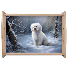 Maltees Laat het sneeuwen Kerstmis