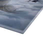 Maltees Laat het sneeuwen Kerstmis Snijplank (Hoek)