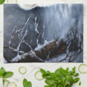 Maltees Laat het sneeuwen Kerstmis Theedoek (Gevouwen)