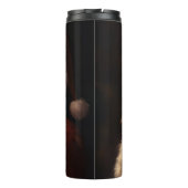 Maltees met sinterklaas feestelijke kerst thermosbeker (Achterkant)