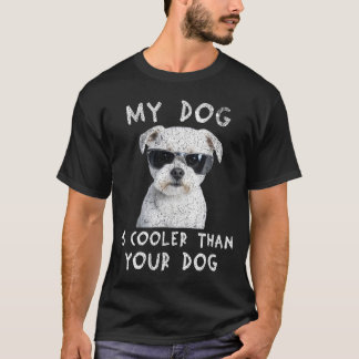 Maltees Mijn hond is cooler dan je hond grappig T-shirt