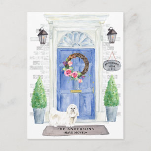 Maltees Moving Announcement Briefkaart