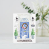 Maltees Moving Announcement Briefkaart (Staand voorkant)