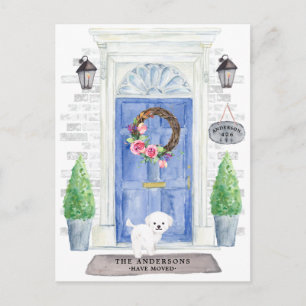 Maltees Moving Announcement Briefkaart