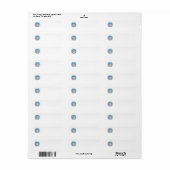 Maltees op Turquoise Etiket (Full Sheet)