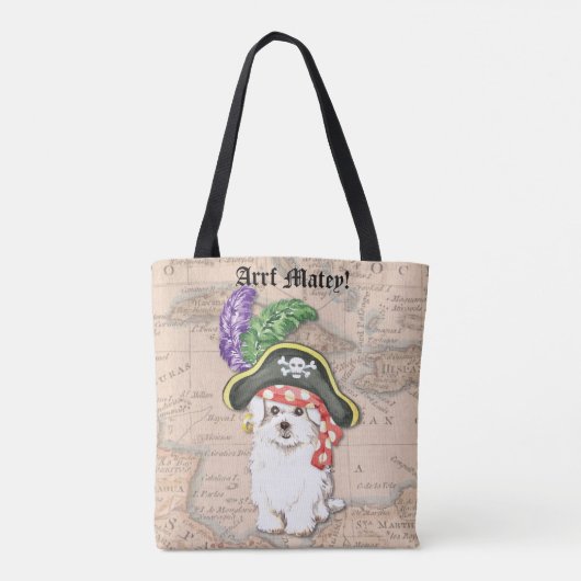 Maltees Pirate Draagtas (Achterkant)